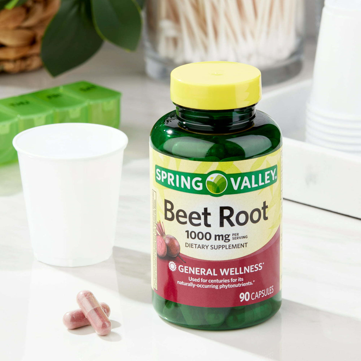 Spring Valley Root Powder Spring Valley Beet Root Dietary Supplement; 1000 mg; 90 Count – sonibazaar