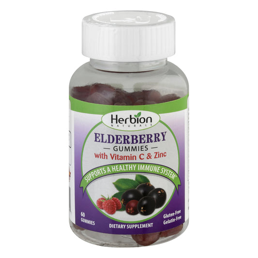 Herbion Naturals - Gummies Elderberry - 1 Each-60 CT