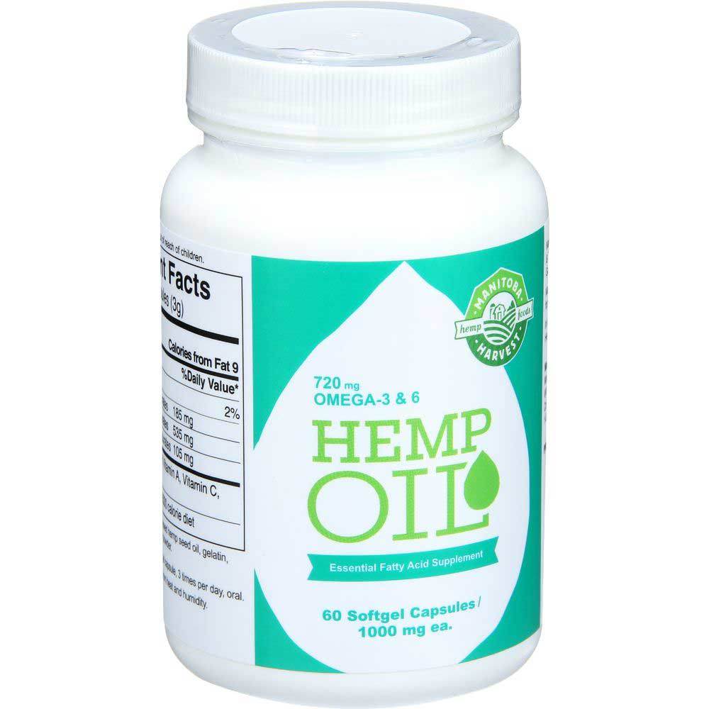 Manitoba Harvest Hemp Oil - 1 Each - 60 SGEL