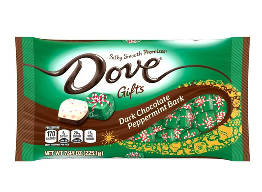 Dove Promises Peppermint Bark Dark Chocolate Candy - 7.94 Oz