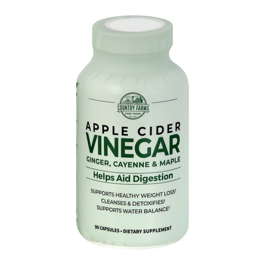 Country Farms - Apple Cdr Vinegar Capsule - 1 Each-90 CT