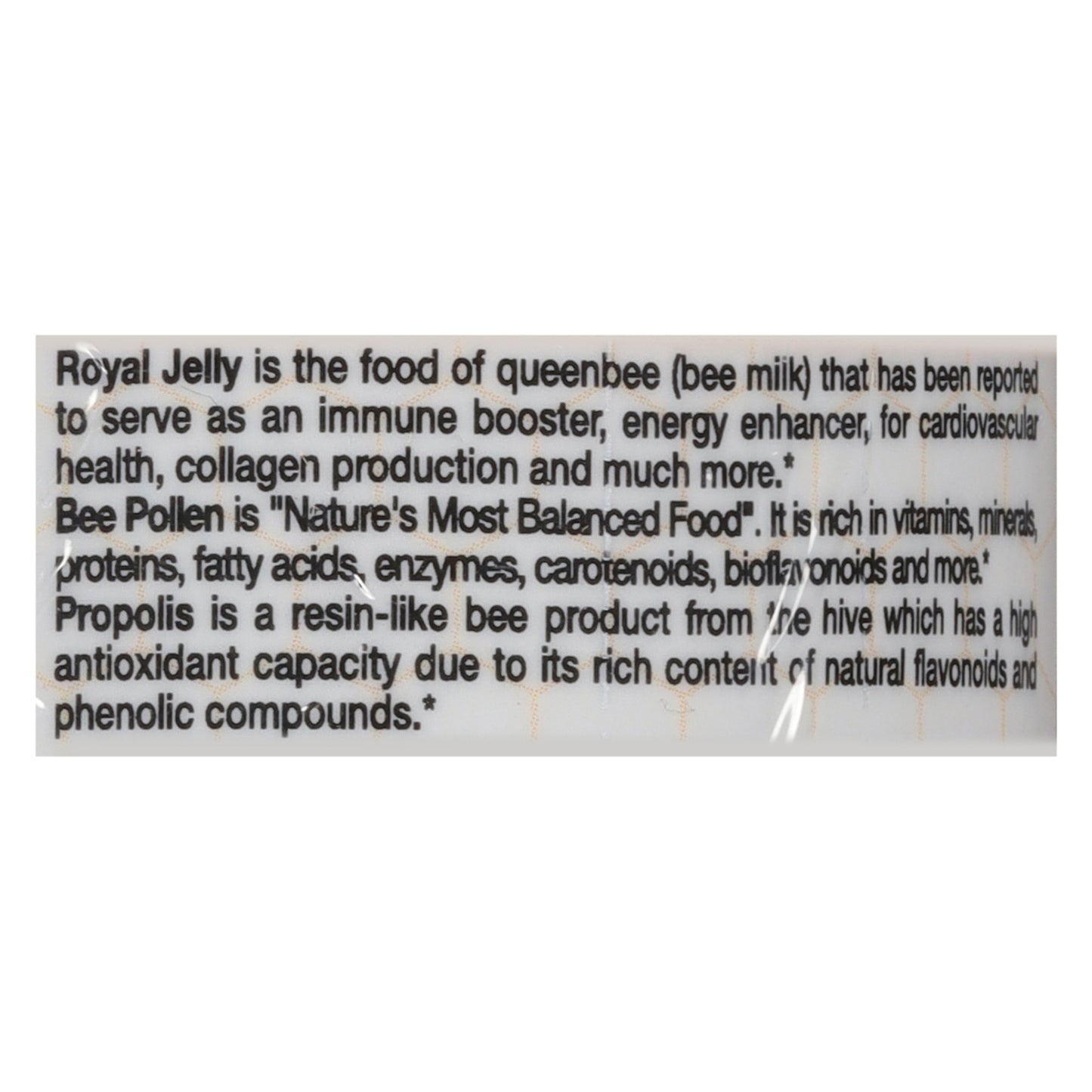 Bee & You - Propolis Royal Jelly Tabs - 1 Each-60 CT