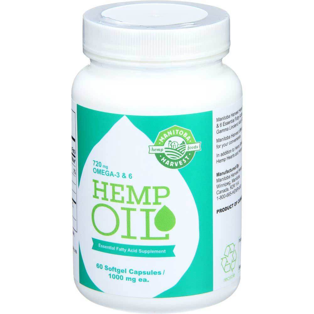 Manitoba Harvest Hemp Oil - 1 Each - 60 SGEL