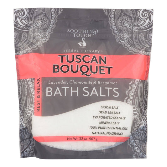 Soothing Touch Bath Salts - Rest & Relax Tuscan Bouquet - 32 oz