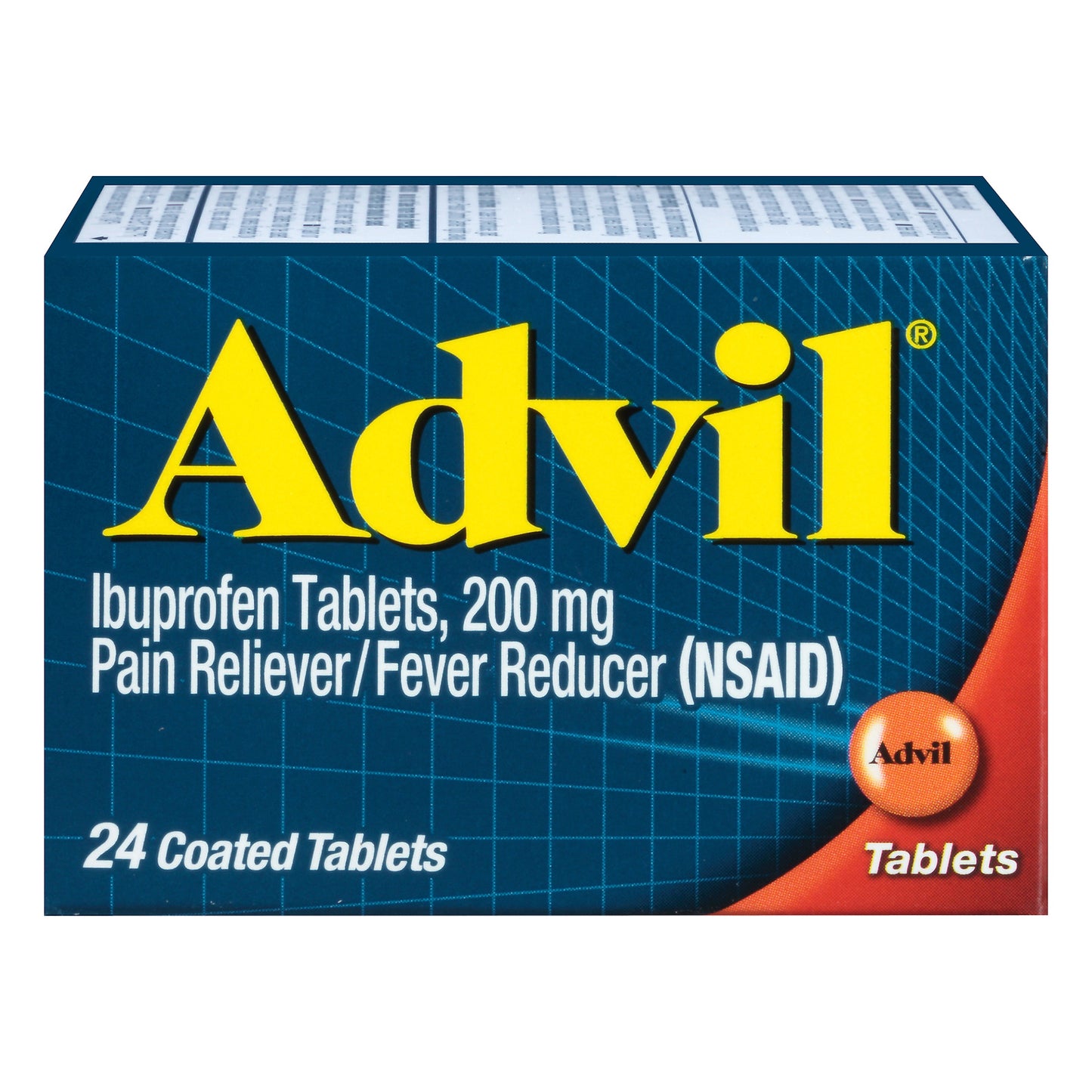 Advil - Pain Relf Ibuprofen 200mg - 1 Each-24 TAB