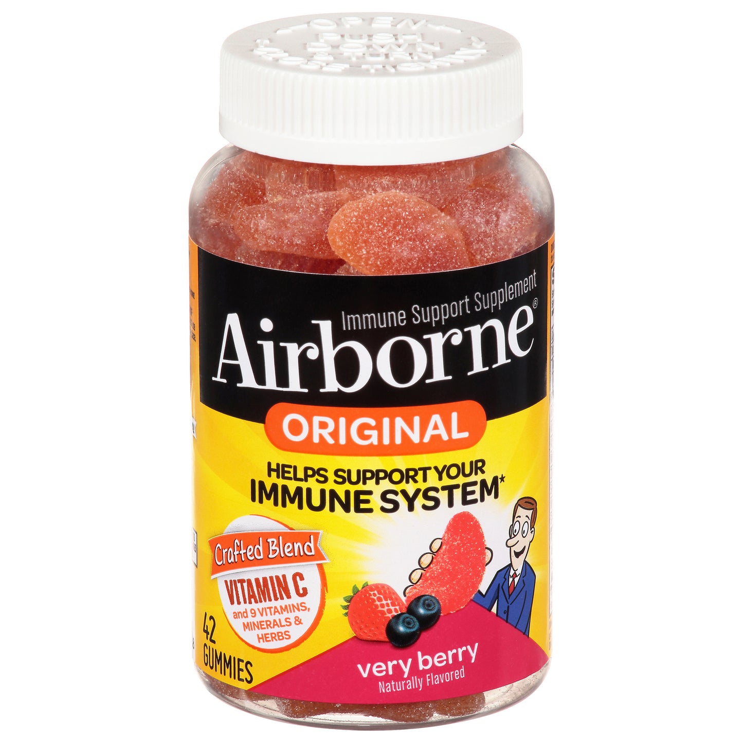 Airborne - Airborne Gummy Very Brry - 1 Each-42 CT