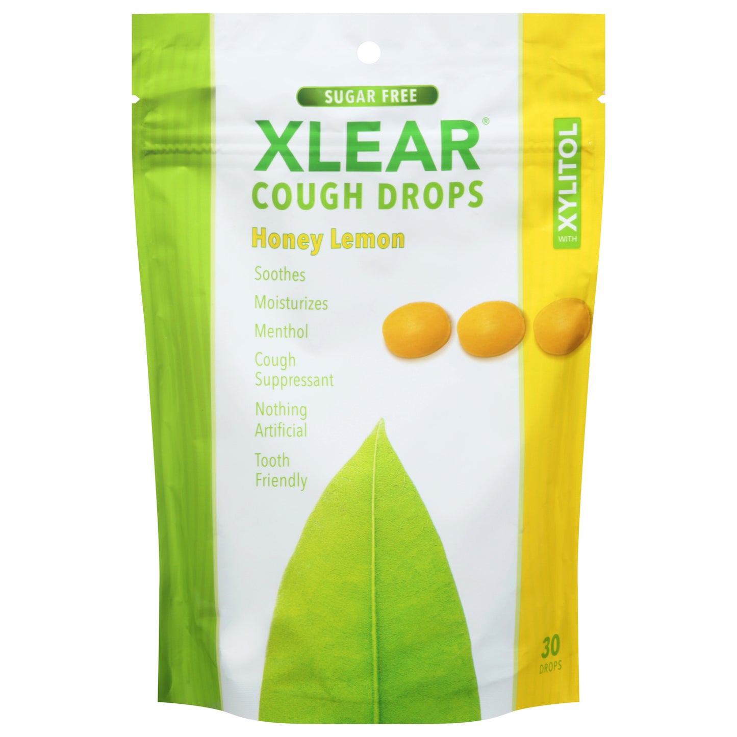 Xlear - Cough Drops Honey Lemon - 1 Each-30 CT