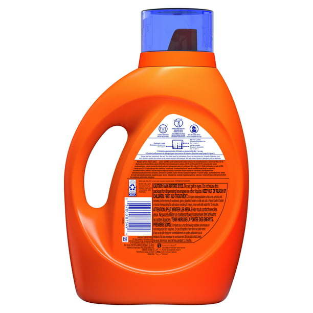 Tide Plus Bleach HE Liquid Laundry Detergent;  92 fl oz 59 Loads