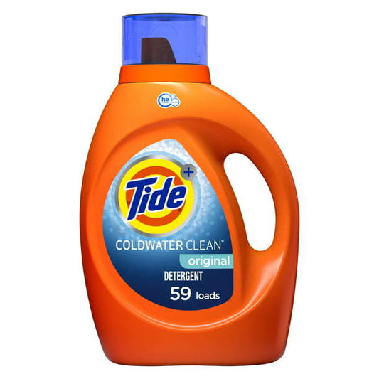 Tide Coldwater Clean Fresh HE Turbo Clean Liquid Laundry Detergent;  92 fl oz 59 loads