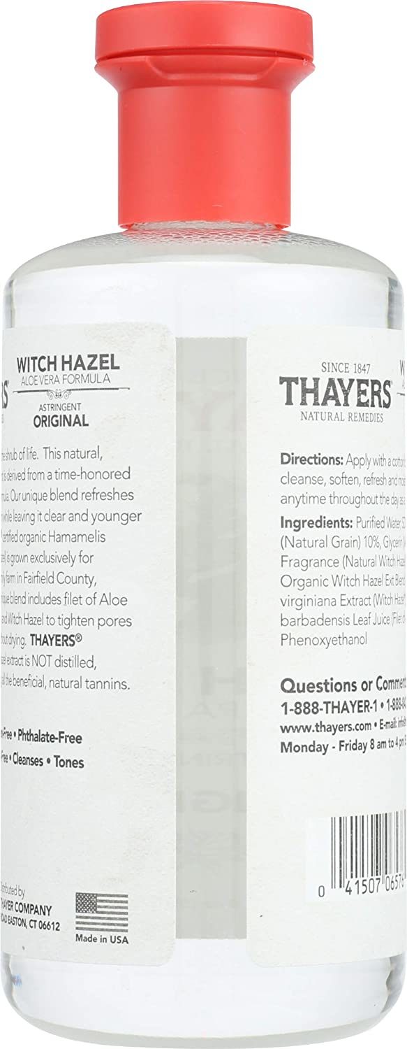 Thayers Witch Hazel with Aloe Vera Original - 12 fl oz