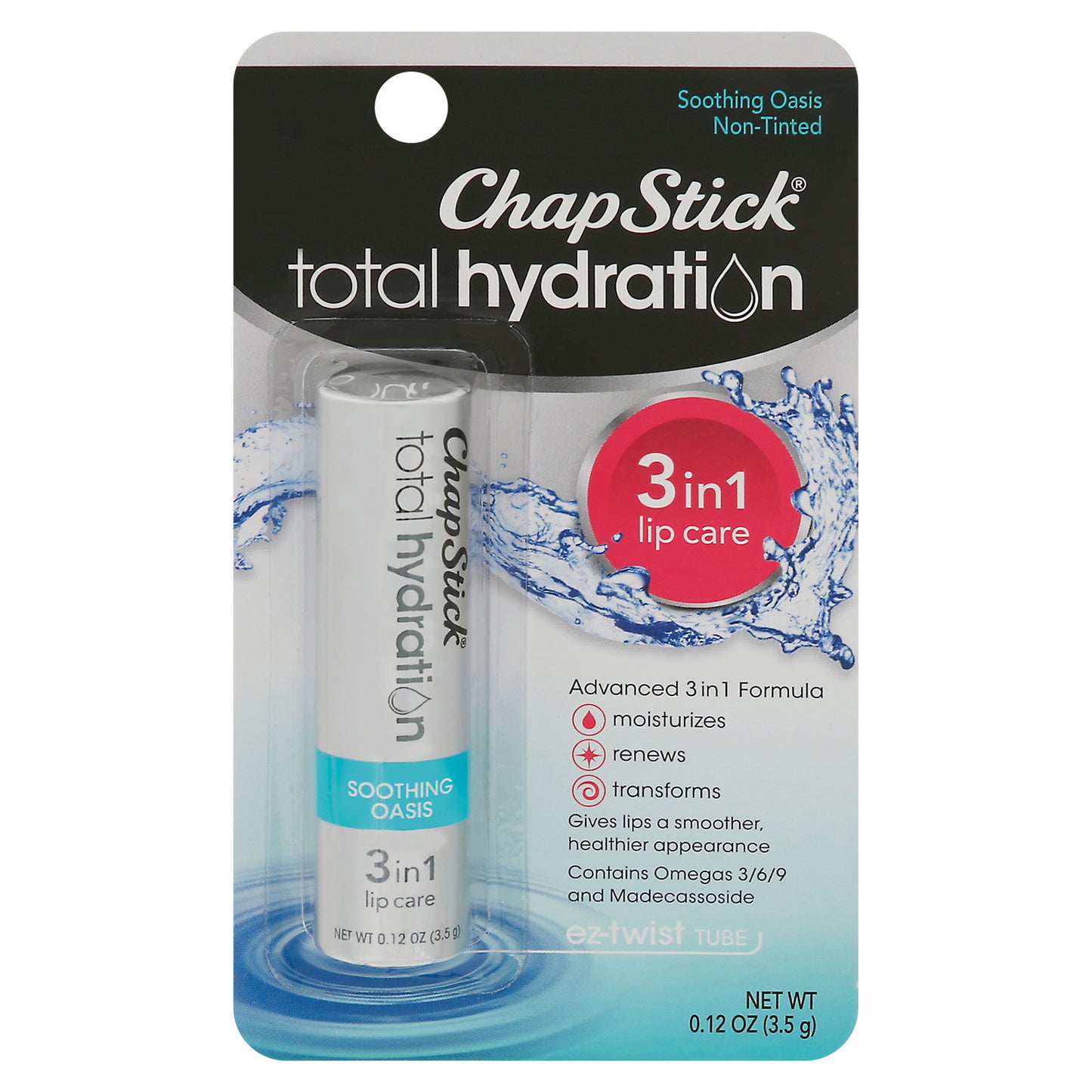 Chapstick - Lip Balm Ttl Hydrtn Sthng - 1 Each-.12 OZ