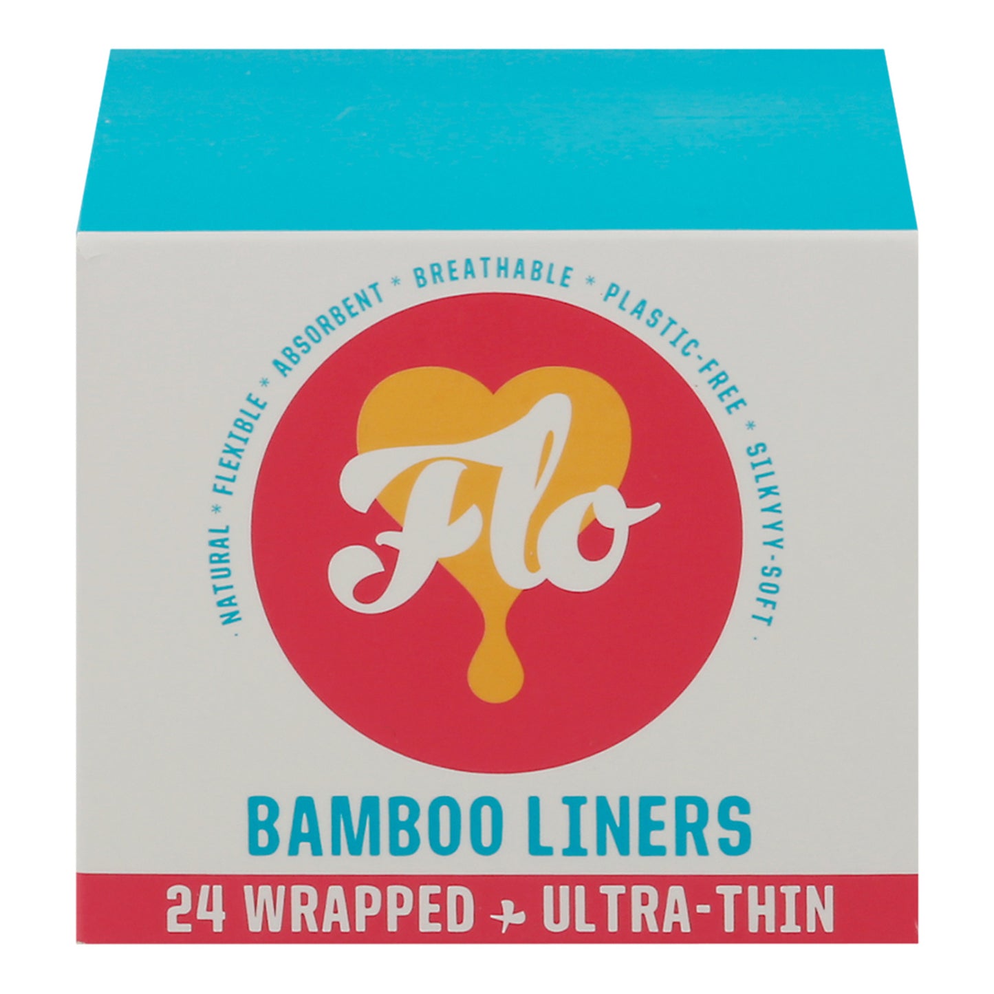 Flo - Liners Bamboo Wrpped 24pk - Case of 12-24 Count