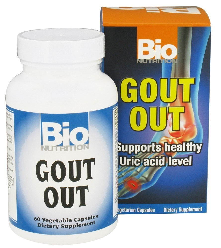 Bio Nutrition - Gout Out - 60 Vegetarian Capsules