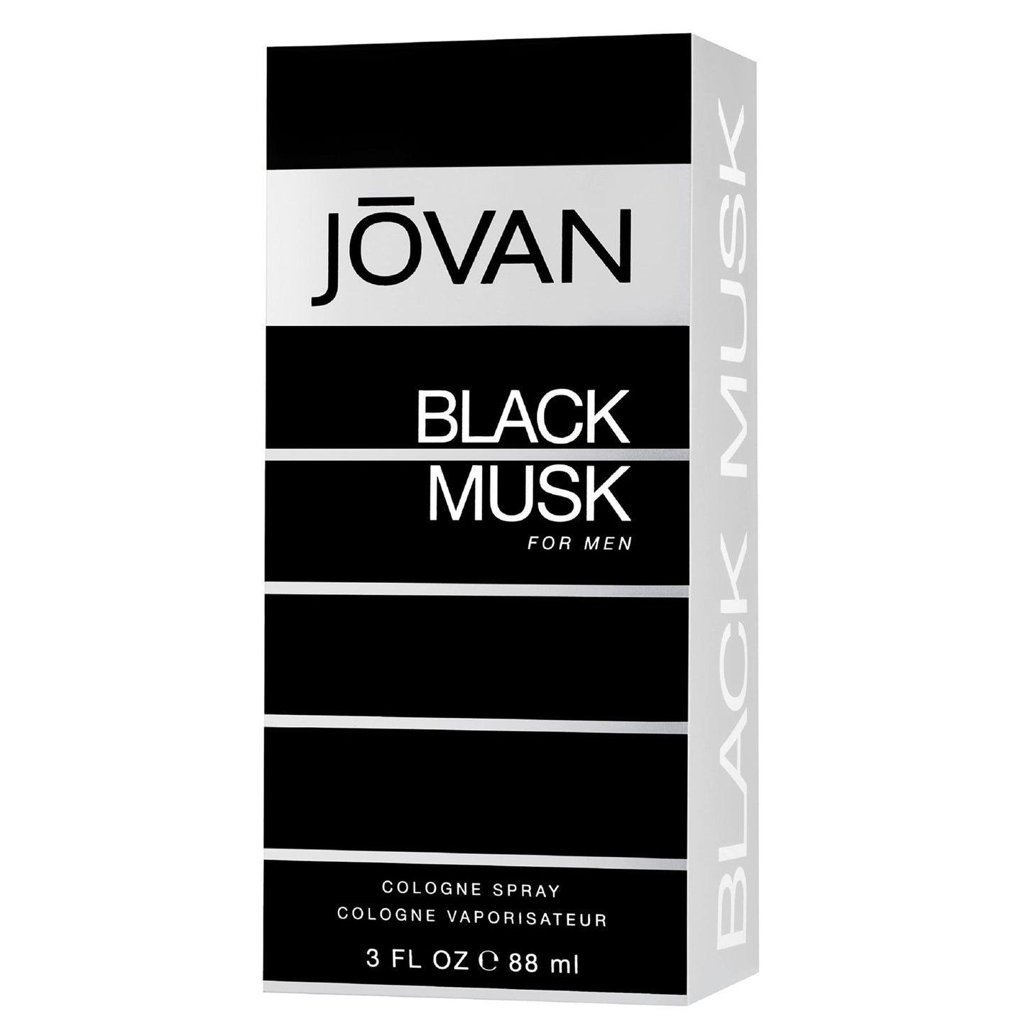 JOVAN BLACK MUSK by Jovan COLOGNE SPRAY 3 OZ