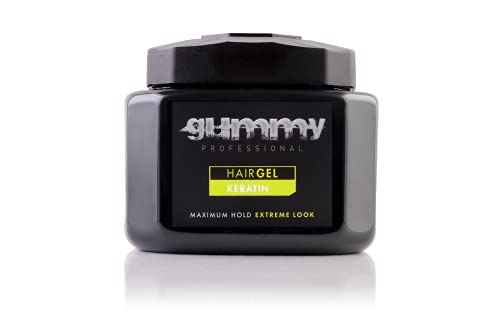 Gummy Gummy Hair Gel Maximum Hold Extreme Look Keratin 23.5Oz, 23.5 Ounces(700ml)