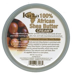 Kuza 100% Pure African Shea Butter With Borututu, Yellow Creamy - 15Oz.(Pack of 1)