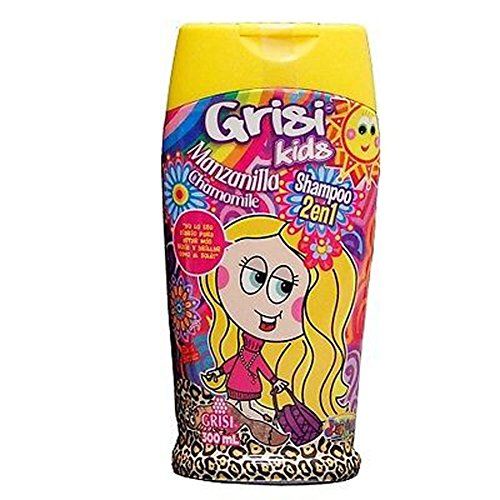 Grisi Manzanilla Kids Shampoo For Girls   Lightening Shampoo With Chamomille Extract, No Tears Hair Product For Light And Shiny Hair; 10.1 Fl Ounces