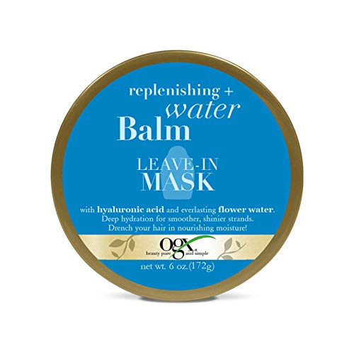 Ogx Replenishing + Water Balm Leave-In Mask, 6 Ounce