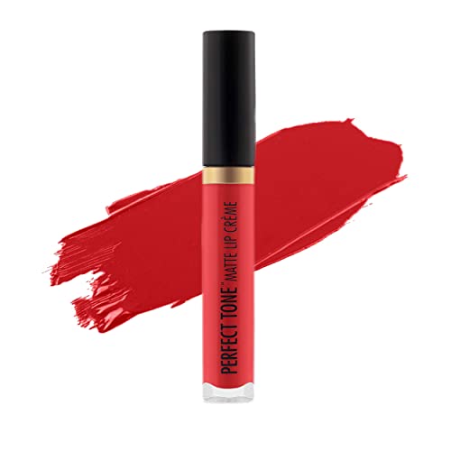 Black Radiance Perfect Tone Matte Lip Crme Rogue Red 0.17 fl oz(Pack of 1)