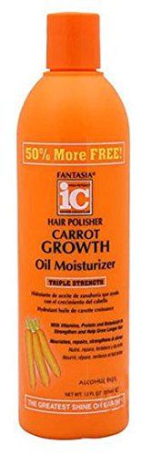 Fantasia Hair Polisher Carrot Growth Oil Moisturizer, 12 Oz