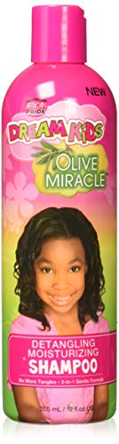 African Pride Dream Kids Olive Miracle Detangling Shampoo, 12 Ounce