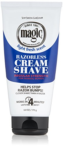 Softsheen-Carson Magic Razorless Shaving Cream For Men, 6 Oz