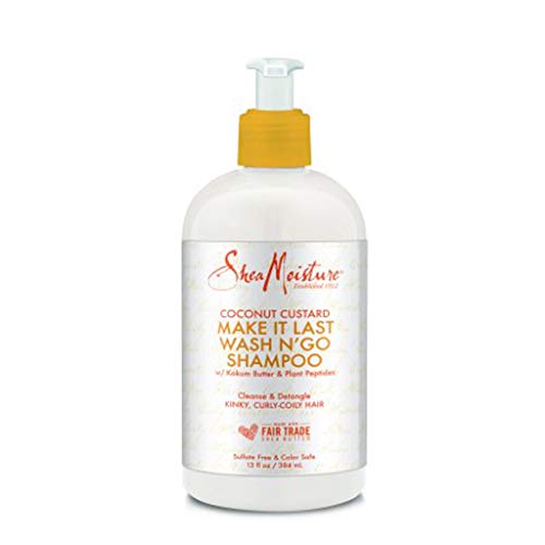 Sheamoisture Coconut Custard Make It Last Wash N' Go Shampoo 13 Fl Oz, Pack Of 1